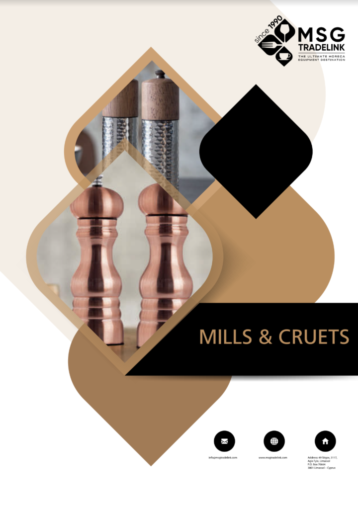 Mills & Cruets | Tabletop solutions Cyprus