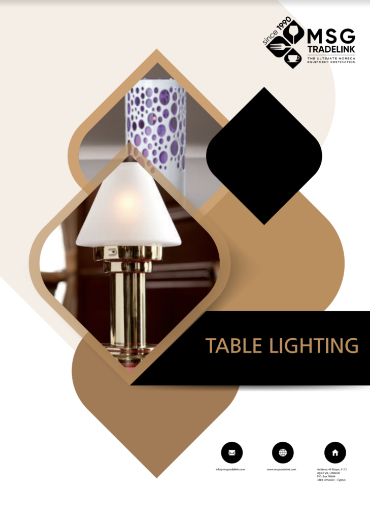 Table Lighting | Tabletop solutions Cyprus